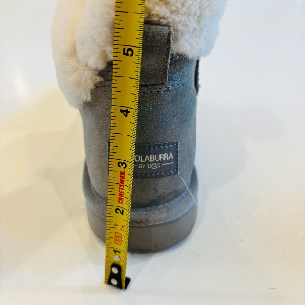 Koolaburra by UGGs Gray-Tan Fur-Lined Boots size 8 - Picture 8 of 9
